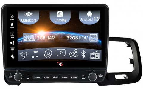 Volvo - Navigatie dedicata S60 V60 2011-2020 cu butoane rotative model 2024, 9 Inch, 2GB RAM 32GB ROM, Quadcore, Android 13, WiFi, Bluetooth, Magazin Play