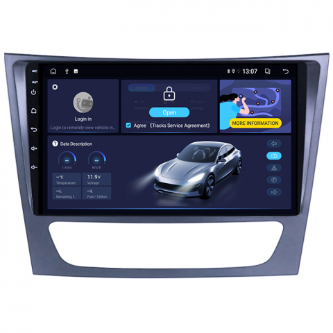 (Resigilata) Navigatie dedicata Mercedes E Class W211, CLS W219, 2GB RAM 32GB ROM, Quad Core, Display 9" IPS Full HD, Carplay, Android 13, Bluetooth, Magazin Play, Suport camere AHD [5]