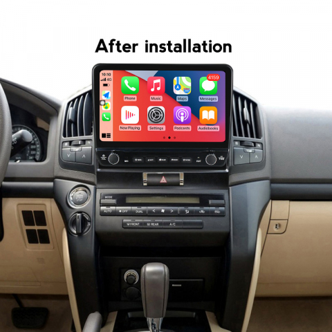 Navigatie dedicata Land Cruiser 200 2008-2015 cu butoane rotative model 2024, 10 Inch, 2GB RAM 32GB ROM, Quadcore, Android 13, WiFi, Bluetooth, Magazin Play [2]
