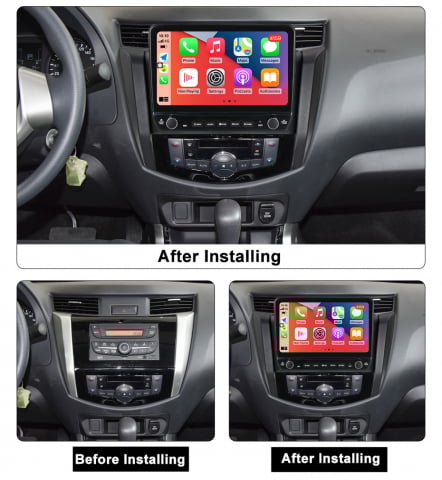 Navigatie dedicata NP300 Frontier 2017 cu butoane rotative model 2024, 9 Inch, 2GB RAM 32GB ROM, Quadcore, Android 13, WiFi, Bluetooth, Magazin Play [4]
