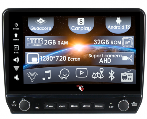 Opel - Navigatie dedicata Vectra 2004-2006 cu butoane rotative model 2024, 9 Inch, 2GB RAM 32GB ROM, Quadcore, Android 13, WiFi, Bluetooth, Magazin Play