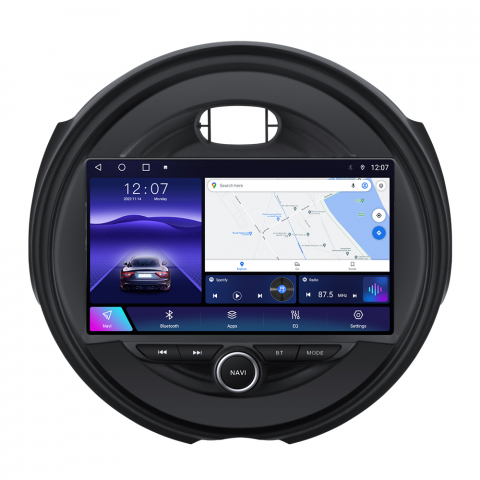 Navigatie dedicata Mini Cooper 2015-2019, 4GB RAM 32GB ROM, Octacore, Android 14, Display QLED 1K 9", DSP, Carplay&Android Auto, SIM 4G, Bluetooth, Ventilator Activ [2]
