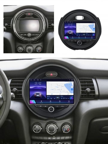 Navigatie dedicata Mini Cooper 2015-2019, 4GB RAM 64GB ROM, Octacore, Android 13, Display QLED 9", DSP, Carplay, Android Auto, Internet, Youtube, Waze, WIFI, Bluetooth [3]