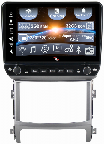 Hyundai - Navigatie dedicata Veracruz IX55 2006-2015 cu butoane rotative model 2024, 10 Inch, 2GB RAM 32GB ROM, Quadcore, Android 13, WiFi, Bluetooth, Magazin Play