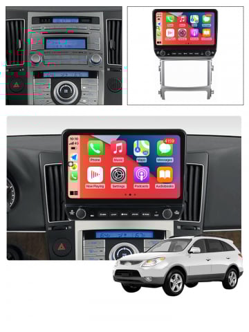 Navigatie dedicata Veracruz IX55 2006-2015 cu butoane rotative model 2024, 10 Inch, 2GB RAM 32GB ROM, Quadcore, Android 13, WiFi, Bluetooth, Magazin Play [3]