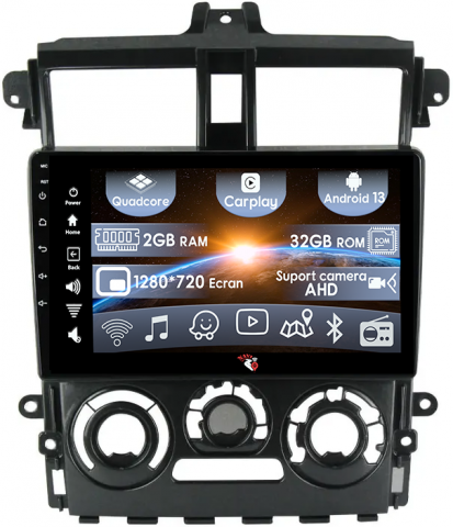 Mitsubishi - (Resigilata) Navigatie dedicata Mitsubishi Colt Plus 2007-2012, 2GB RAM 32GB ROM, Quad Core, Display 9" IPS Full HD, Carplay, Android 13, Bluetooth, Magazin Play, Suport camere AHD
