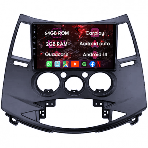 (Resigilata) Navigatie dedicata Mitsubishi Grandis 2003-2011, 2GB RAM 32GB ROM, Quad Core, Display 9" IPS Full HD, Carplay, Android 13, Bluetooth, Magazin Play, Suport camere AHD [6]