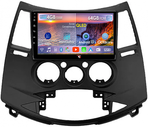 Grandis 2003-2011 - Navigatie dedicata Mitsubishi Grandis 2003-2011, 4GB RAM 64GB ROM, Octacore, Android 13, Display QLED 9", DSP, Carplay, Android Auto, Internet, Youtube, Waze, WIFI, Bluetooth