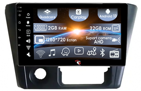 Mitsubishi - (Resigilata) Navigatie dedicata Mitsubishi Lancer 2006, 2GB RAM 32GB ROM, Quad Core, Display 9" IPS Full HD, Carplay, Android 13, Bluetooth, Magazin Play, Suport camere AHD