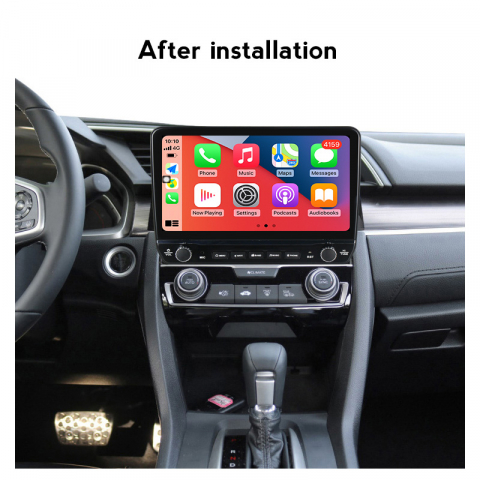 Navigatie dedicata Honda Civic 2015-2020 cu butoane rotative model 2024, 9 Inch, 2GB RAM 32GB ROM, Quadcore, Android 13, WiFi, Bluetooth, Magazin Play [2]
