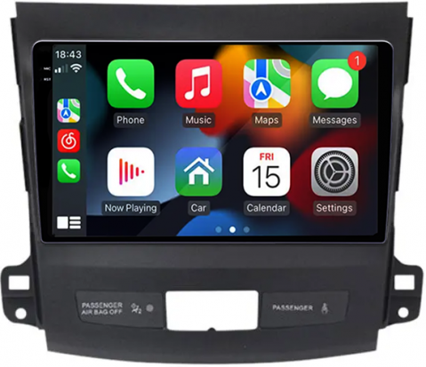 Navigatie dedicata Mitsubishi Outlander 2006-2012, 12GB RAM 256GB ROM, Android 13, Rezolutie 2K, Display QLED, 9", DSP, Carplay, Android Auto, Internet, Youtube, Waze, Wi Fi, USB [1]