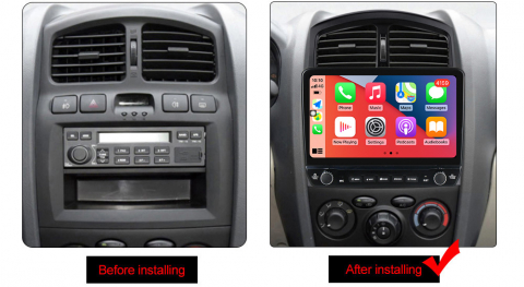 Navigatie dedicata Santa Fe 2006-2015 cu butoane rotative model 2024, 9 Inch, 2GB RAM 32GB ROM, Quadcore, Android 13, WiFi, Bluetooth, Magazin Play [4]