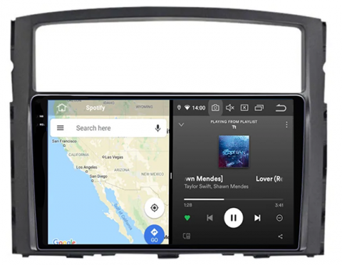Navigatie dedicata Mitsubishi Pajero 2006-2014, 12GB RAM 256GB ROM, Android 13, Rezolutie 2K, Display QLED, 9", DSP, Carplay, Android Auto, Internet, Youtube, Waze, Wi Fi, USB [3]