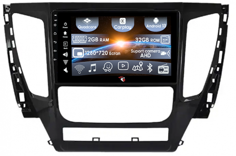 Pajero 2016-2018 - (Resigilata) Navigatie dedicata Mitsubishi Pajero 2016-2018, 2GB RAM 32GB ROM, Quad Core, Display 9" IPS Full HD, Carplay, Android 13, Bluetooth, Magazin Play, Suport camere AHD