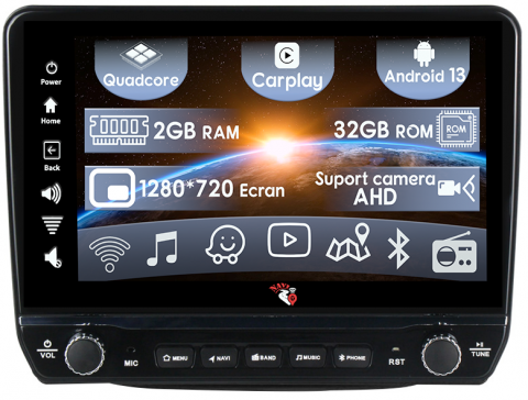 Kia - Navigatie dedicata Sorento 2013-2014 cu butoane rotative model 2024, 9 Inch, 2GB RAM 32GB ROM, Quadcore, Android 13, WiFi, Bluetooth, Magazin Play