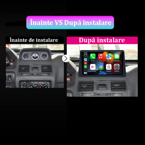 Navigatie dedicata Mitsubishi Pajero Montero V31 1991-2001, 12GB RAM 256GB ROM, Android 13, Rezolutie 2K, Display QLED, 9", DSP, Carplay, Android Auto, Internet, Youtube, Waze, Wi [5]
