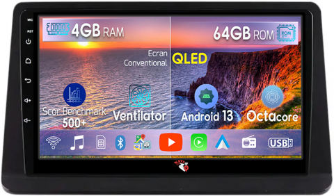 Pajero Montero V31 Cheetah - Navigatie dedicata Mitsubishi Pajero Montero V31 1991-2001, 4GB RAM 64GB ROM, Octacore, Android 13, Display QLED 9", DSP, Carplay, Android Auto, Internet, Youtube, Waze, WIFI, Bluetoo