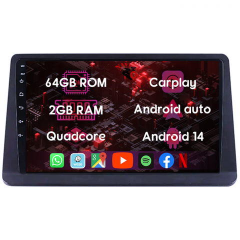 (Resigilata) Navigatie dedicata Mitsubishi Pajero Montero V31 Cheetah, 2GB RAM 32GB ROM, Quad Core, Display 9" IPS Full HD, Carplay, Android 13, Bluetooth, Magazin Play, Suport camere AHD [5]