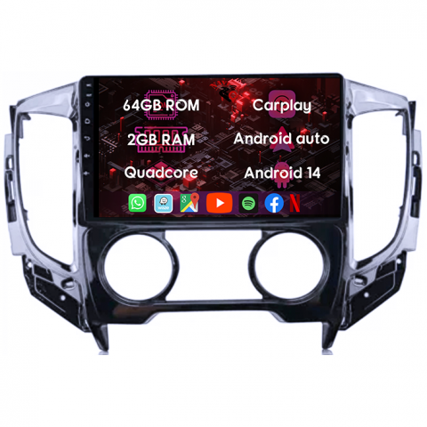 (Resigilata) Navigatie dedicata Mitsubishi Pajero Sport, 9 Inch, 2GB RAM 32GB ROM, Android 13, WiFi, Bluetooth, Magazin Play, Camera Marsarier [9]