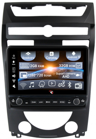SsangYong - Navigatie dedicata SsangYong Rexton 2006-2012 cu butoane rotative model 2024, 10 Inch, 2GB RAM 32GB ROM, Quadcore, Android 13, WiFi, Bluetooth, Magazin Play