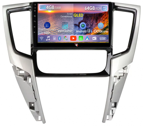 Mitsubishi - Navigatie dedicata Mitsubishi Triton 2019, 4GB RAM 64GB ROM, Octacore, Android 13, Display QLED 9", DSP, Carplay, Android Auto, Internet, Youtube, Waze, WIFI, Bluetooth
