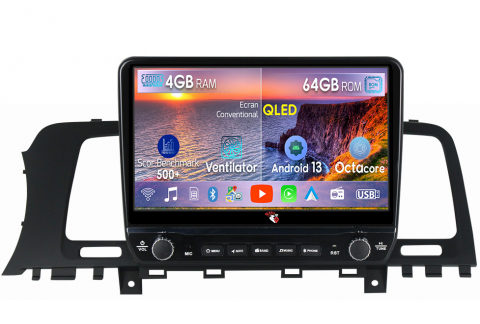 Murano Z51 2008 - 2014 - Navigatie dedicata Murano Z51 2008-2014 cu butoane rotative model 2024, 4 GB RAM 64 ROM, Quadcore, Android 13, Display QLED, 9", DSP, Carplay, Android Auto, Internet, Youtube , Waze ,
