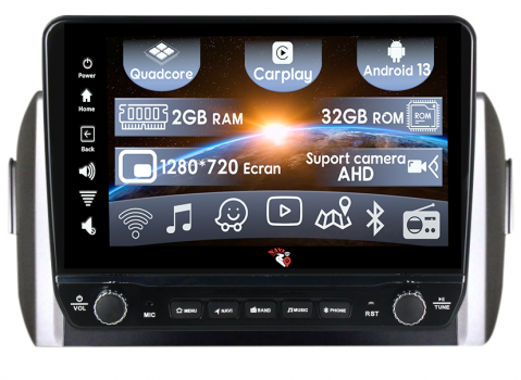 Innova 2015-2017 - Navigatie dedicata Innova 2015-2017 cu butoane rotative model 2024, 9 Inch, 2GB RAM 32GB ROM, Quadcore, Android 13, WiFi, Bluetooth, Magazin Play