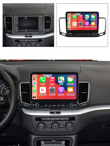 Navigatie dedicata Sharan 2012-2018 cu butoane rotative model 2024, 9 Inch, 2GB RAM 32GB ROM, Quadcore, Android 13, WiFi, Bluetooth, Magazin Play [3]