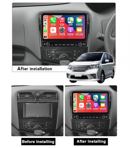 Navigatie dedicata Serena 4 2010-2016 cu butoane rotative model 2024, 9 Inch, 2GB RAM 32GB ROM, Quadcore, Android 13, WiFi, Bluetooth, Magazin Play [4]