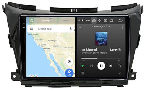 Navigatie dedicata Nissan Murano 2014-2020, 12GB RAM 256GB ROM, Android 13, Rezolutie 2K, Display QLED, 10", DSP, Carplay, Android Auto, Internet, Youtube, Waze, Wi Fi, USB [3]