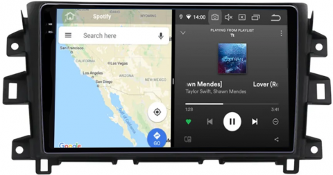 Navigatie dedicata Nissan Navara NP300 2011-2016, 12GB RAM 256GB ROM, Android 13, Rezolutie 2K, Display QLED, 9", DSP, Carplay, Android Auto, Internet, Youtube, Waze, Wi Fi, USB [3]