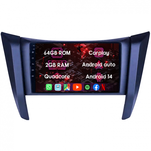 (Resigilata) Navigatie dedicata Nissan Navara NP300 Frontier 2017, 2GB RAM 32GB ROM, Quad Core, Display 9" IPS Full HD, Carplay, Android 13, Bluetooth, Magazin Play, Suport camere AHD [8]