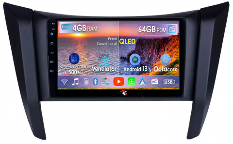 Navara NP300 Frontier 2017 - Navigatie dedicata Nissan Navara NP300 Frontier 2017, 4GB RAM 64GB ROM, Octacore, Android 13, Display QLED 9", DSP, Carplay, Android Auto, Internet, Youtube, Waze, WIFI, Bluetooth