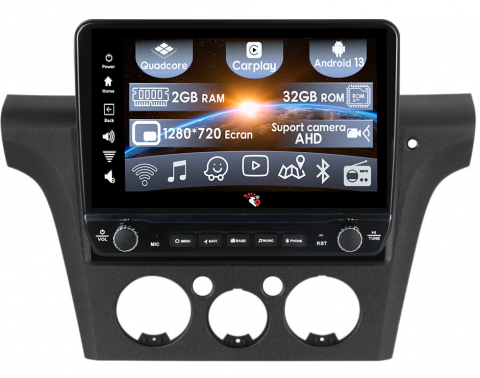 Outlander 2001-2005 - Navigatie dedicata Mitsubishi Outlander 2001-2005 cu butoane rotative model 2024, 10 Inch, 2GB RAM 32GB ROM, Quadcore, Android 13, WiFi, Bluetooth, Magazin Play