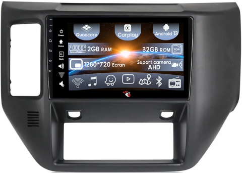 Patrol 2004-2021 - (Resigilata) Navigatie dedicata Nissan Patrol 2011-2015, 2GB RAM 32GB ROM, Quad Core, Display 9" IPS Full HD, Carplay, Android 13, Bluetooth, Magazin Play, Suport camere AHD