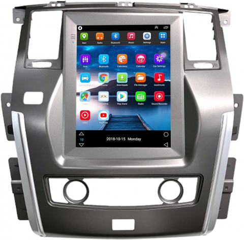 Patrol 2010 - 2020 - Navigatie dedicata Nissan Patrol 2017- Tesla Style, 4GB RAM 64GB ROM, ANDROID 13, Carplay&Android Auto, 9.7 inch, Internet, Aplicatii, Waze
