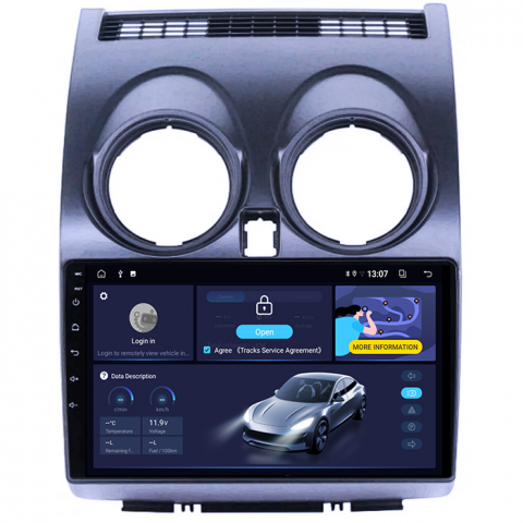 (Resigilata) Navigatie dedicata Nissan Qashqai 2006-2013, 2GB RAM 32GB ROM, Quad Core, Display 9" IPS Full HD, Carplay, Android 13, Bluetooth, Magazin Play, Suport camere AHD [5]