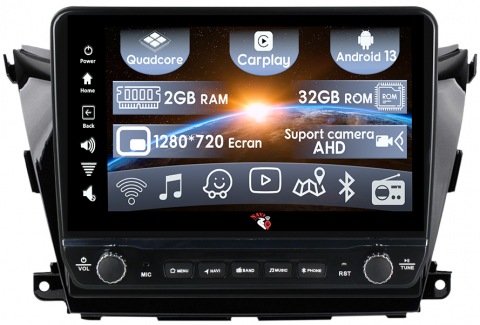 Murano 2014-2020 - Navigatie dedicata Murano 2014-2020 cu butoane rotative model 2024, 10 Inch, 2GB RAM 32GB ROM, Quadcore, Android 13, WiFi, Bluetooth, Magazin Play