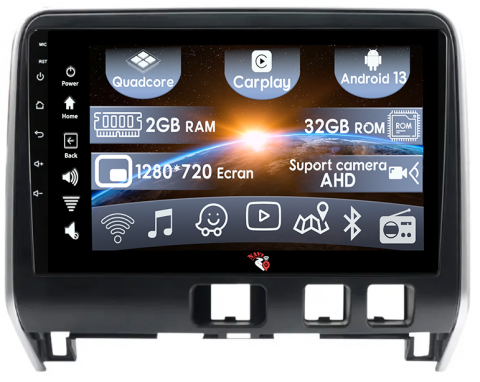 Nissan - (Resigilata) Navigatie dedicata Nissan Serena 2016-2018 , 2GB RAM 32GB ROM, Quad Core, Display 10" IPS Full HD, Carplay, Android 13, Bluetooth, Magazin Play, Suport camere AHD