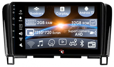 Serena 4 2010-2016 - (Resigilata) Navigatie dedicata Nissan Serena 4 2010-2016, 2GB RAM 32GB ROM, Quad Core, Display 9" IPS Full HD, Carplay, Android 13, Bluetooth, Magazin Play, Suport camere AHD
