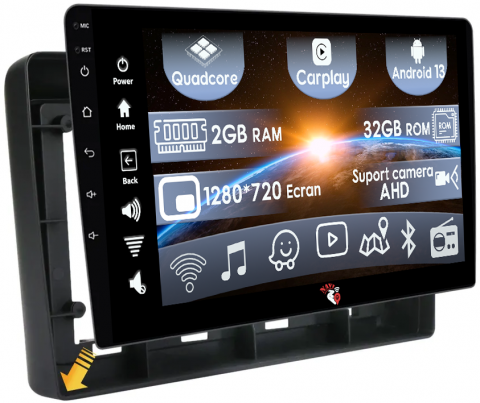 Nissan - (Resigilata) Navigatie dedicata Nissan X-Trail 2000-2007, 2GB RAM 32GB ROM, Quad Core, Display 10" IPS Full HD, Carplay, Android 13, Bluetooth, Magazin Play, Suport camere AHD
