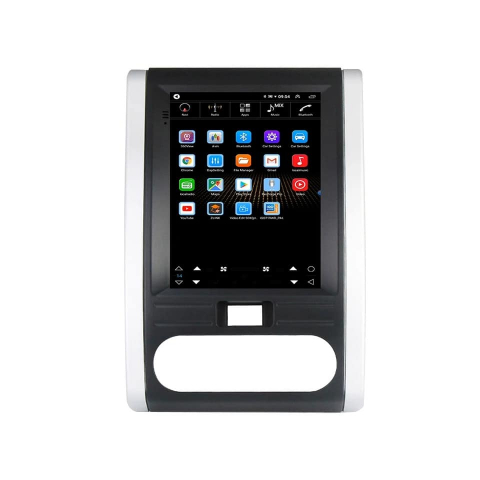 X-Trail 2007-2015 - Navigatie dedicata Nissan X-Trail/MX6 2008-2012 Tesla Style, Silver&Black, 4GB RAM 64GB ROM, ANDROID 13, Carplay&Android Auto, 9.7 inch, Internet, Aplicatii, Waze