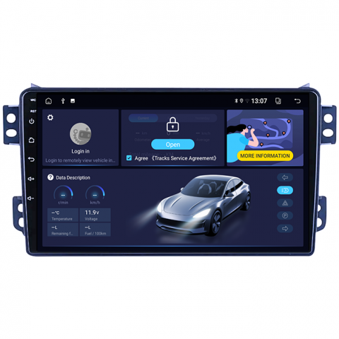 (Resigilata) Navigatie dedicata Opel Agila 2007-2014/Suzuki Splash, 2GB RAM 32GB ROM, Quad Core, Display 9" IPS Full HD, Carplay, Android 13, Bluetooth, Magazin Play, Suport camere AHD [5]