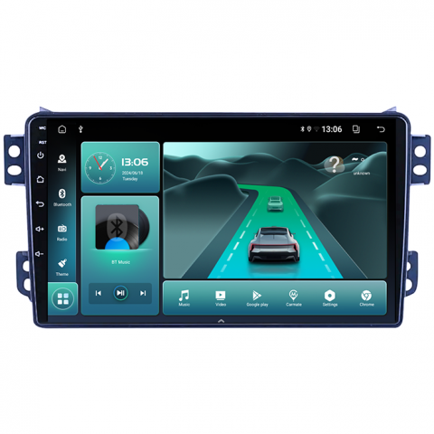 (Resigilata) Navigatie dedicata Opel Agila 2007-2014/Suzuki Splash, 2GB RAM 32GB ROM, Quad Core, Display 9" IPS Full HD, Carplay, Android 13, Bluetooth, Magazin Play, Suport camere AHD [3]
