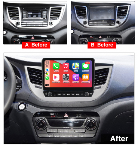 Navigatie dedicata Tucson 2014-2018 cu butoane rotative model 2024, 9 Inch, 2GB RAM 32GB ROM, Quadcore, Android 13, WiFi, Bluetooth, Magazin Play [4]