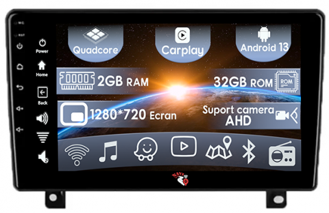 Opel - (Resigilata) Navigatie dedicata Opel Astra H 2006 - 2014, 2GB RAM 32GB ROM, Quad Core, Display 9" IPS Full HD, Carplay, Android 13, Bluetooth, Magazin Play, Suport camere AHD