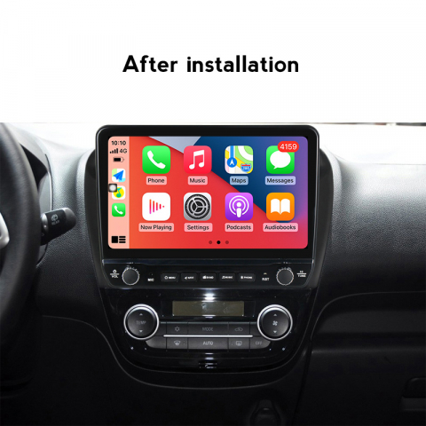 Navigatie dedicata Mirage Attrage 2012-2018 cu butoane rotative model 2024, 9 Inch, 2GB RAM 32GB ROM, Quadcore, Android 13, WiFi, Bluetooth, Magazin Play [2]