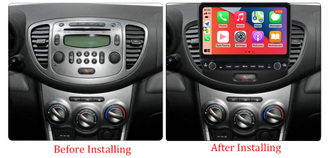 Navigatie dedicata i10 2007-2013 cu butoane rotative model 2024, 9 Inch, 2GB RAM 32GB ROM, Quadcore, Android 13, WiFi, Bluetooth, Magazin Play [4]