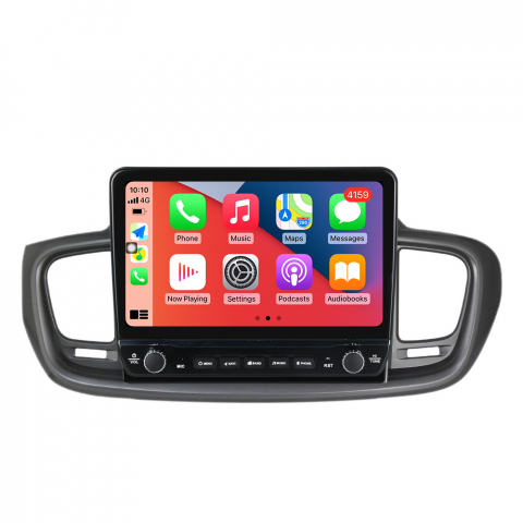 Sorento 2014-2017 - Navigatie dedicata Caddy 3 2004-2010 cu butoane rotative model 2024, 4 GB RAM 64 ROM, Quadcore, Android 13, Display QLED, 10", DSP, Carplay, Android Auto, Internet, Youtube , Waze , WI-FI