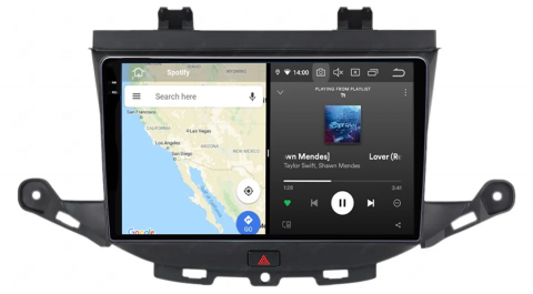 Navigatie dedicata Opel Astra K 2016-2020, 12GB RAM 256GB ROM, Android 13, Rezolutie 2K, Display QLED, 9", DSP, Carplay, Android Auto, Internet, Youtube, Waze, Wi Fi, USB [3]